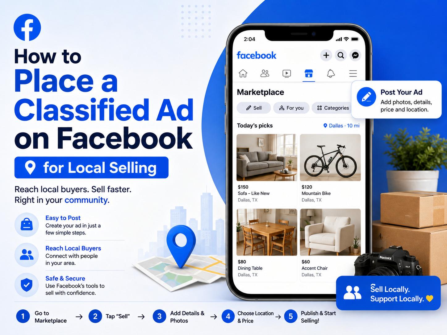 How to Place a Classified Ad on Facebook for Local Selling