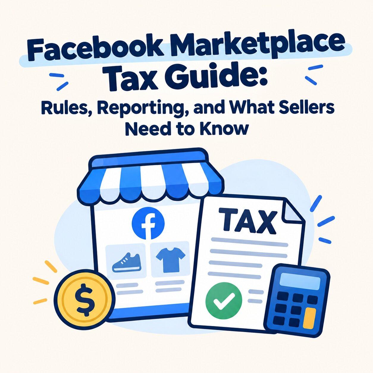 Facebook Marketplace Tax Guide: Rules, Reporting, and What Sellers Need to Know
