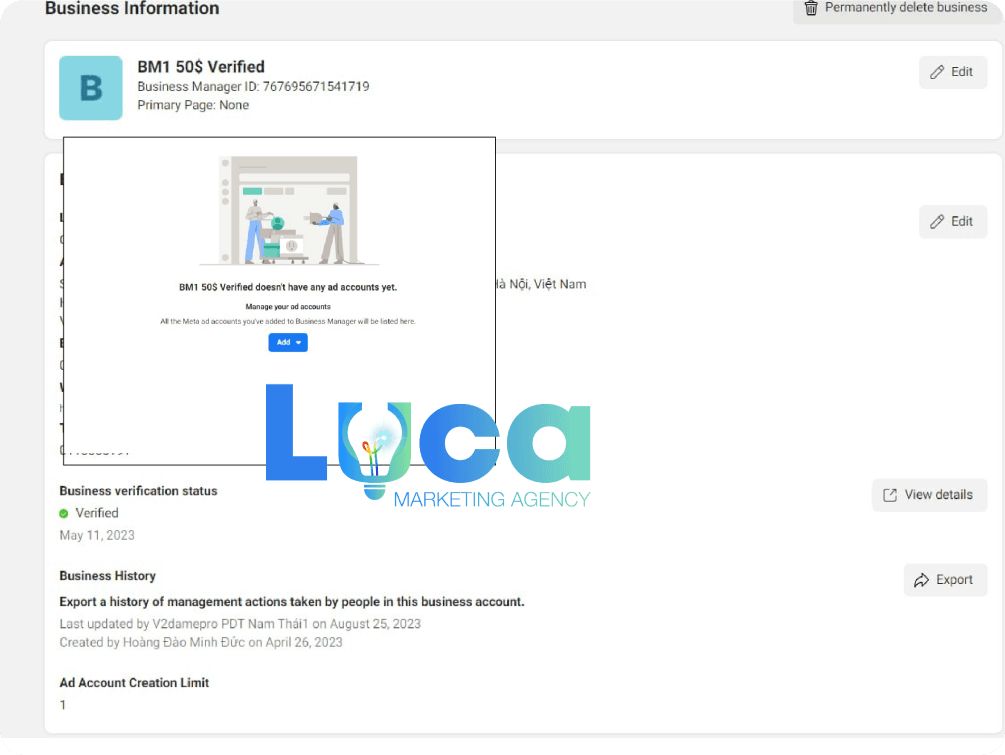 business manager overview