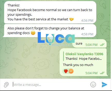 client feedback image