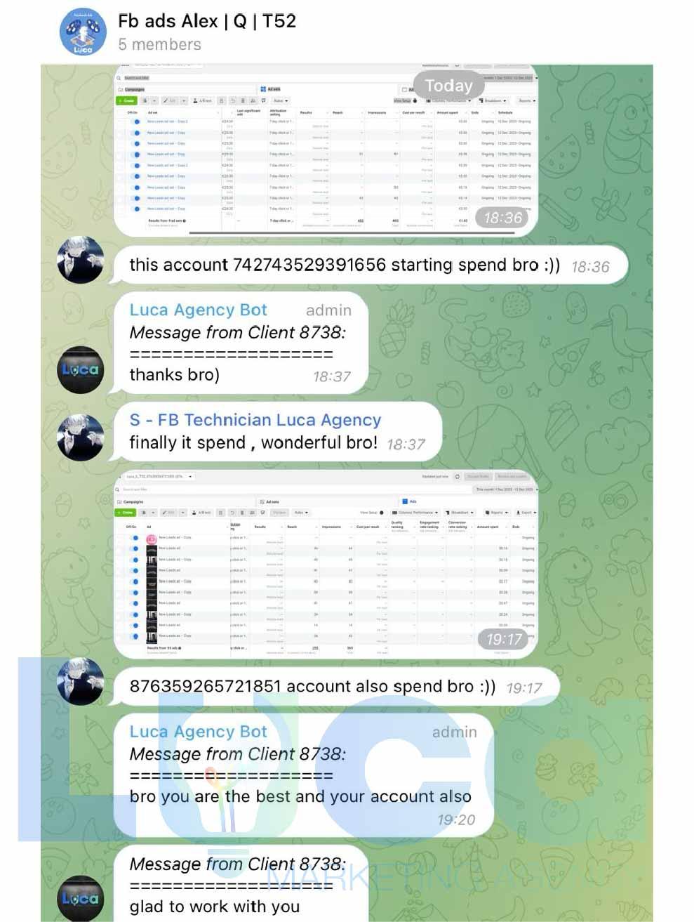 client feedback image