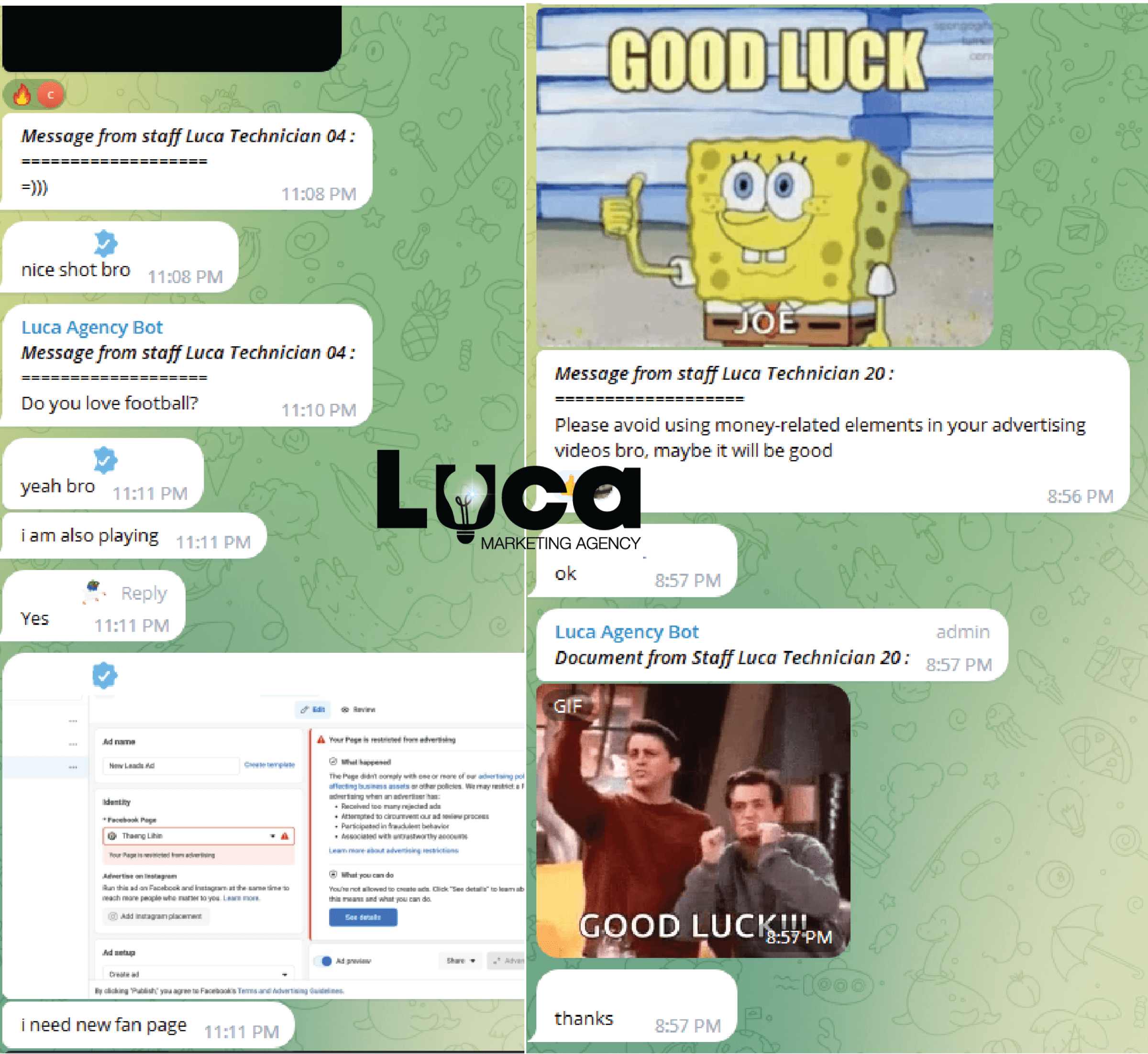 client feedback image